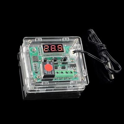 DC 12V Thermostat Temperature Controller Switch Board Red Digital Display+Case