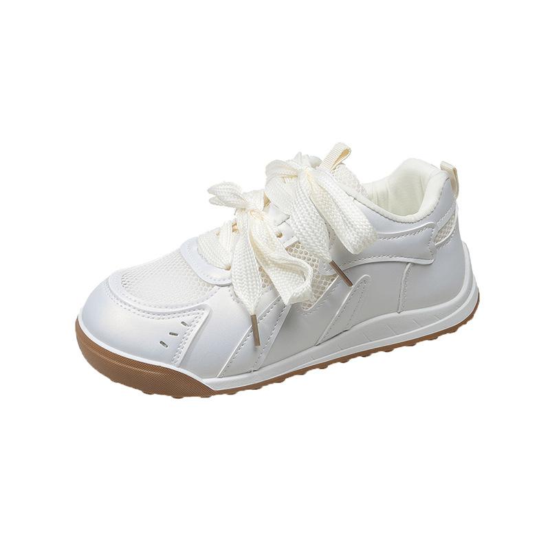 

Мода Мода Универсальная Женская Обувь 2025весна Новая Круглый Носок Балетки Ретро Женские Кроссовки Простая Противоскользящая Женская Повседневная Обувь 35