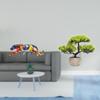 Bonsai Statue Sculpture Animal Craft Figurine Walking Ornament for Decoration Bookshelf Indoor Home