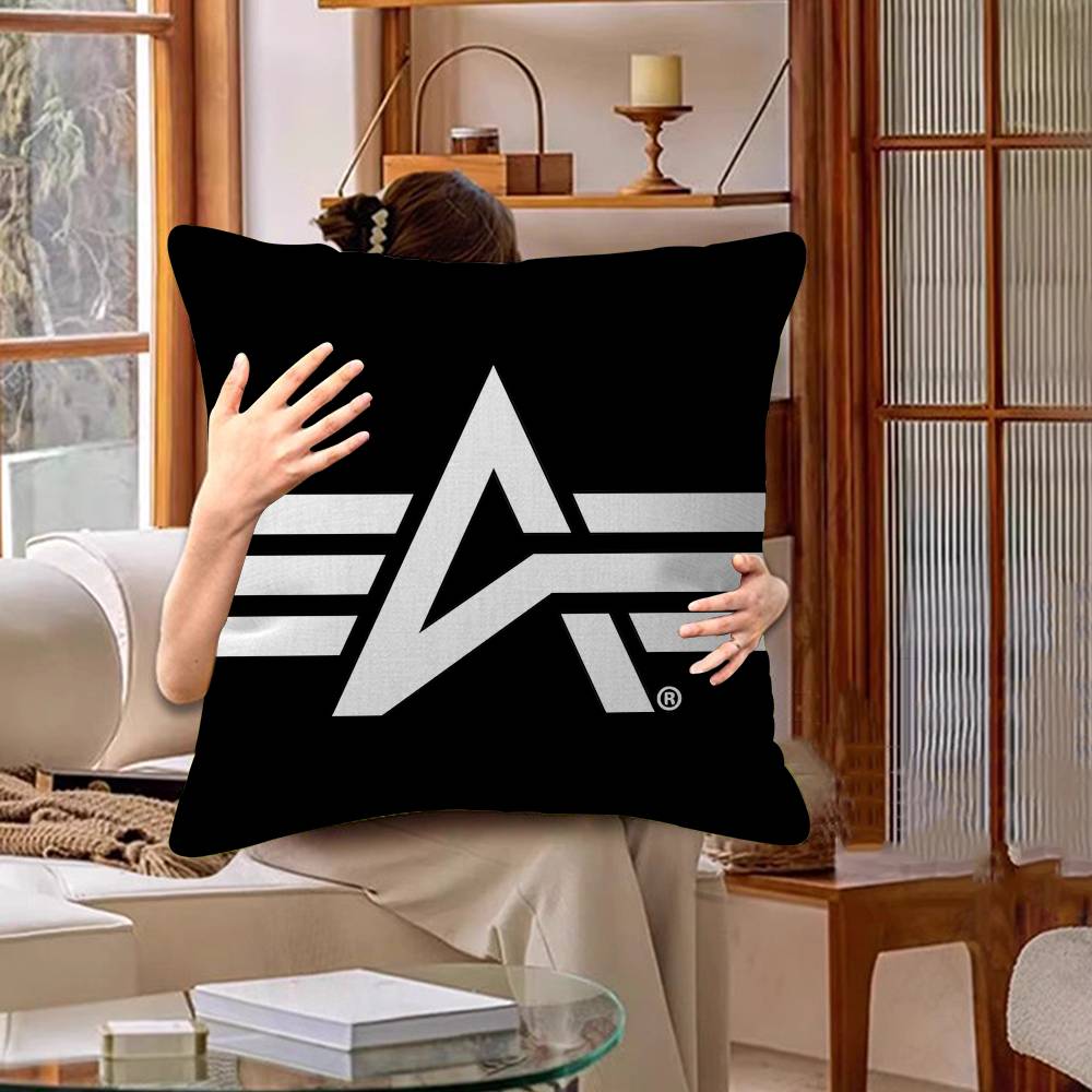 AAlphas LIndustries Pillow Covers Cartoon Sofa Decorative Home Doublesided Printing Short Plush Cute Cushion Cover