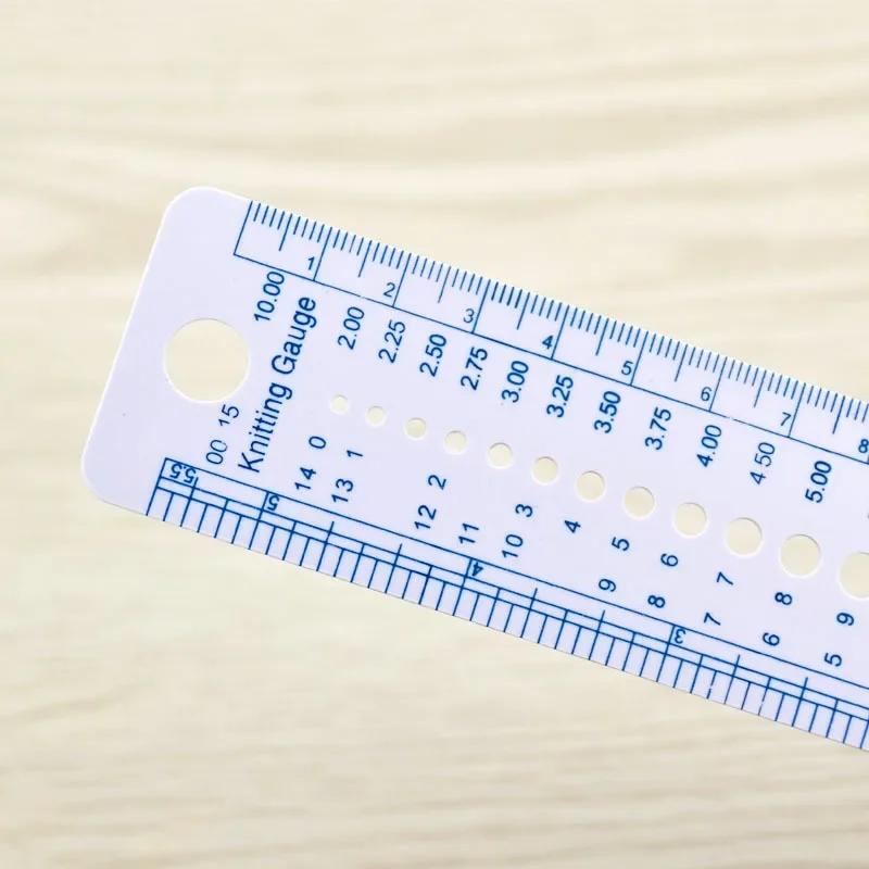 DIY Knitting Ruler Hand-Knit Household Sweater Crochet Accessories Stick Needle Measuring Ruler Sewing Tool Accessories