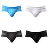 Men's Sexy Mesh Modal Triangle Underwear Fashion Breathable Briefs Underpants
