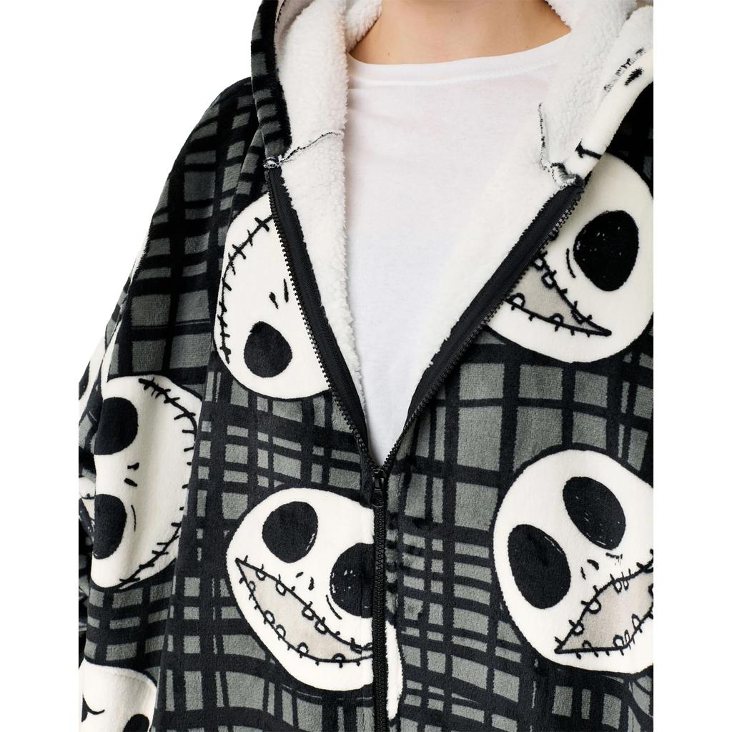 The Nightmare Before Christmas Unisex Adult Jack Skellington Blanket Hoodie