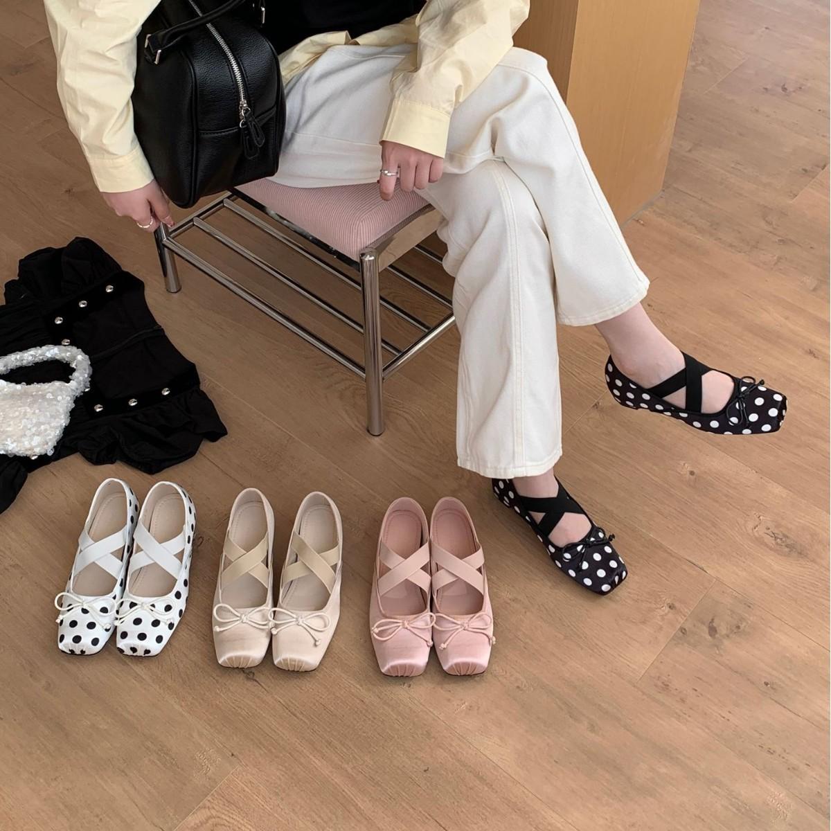 Women s Square Toe Platform Bowknot French Style Pumps - Fashionable Footwear 35