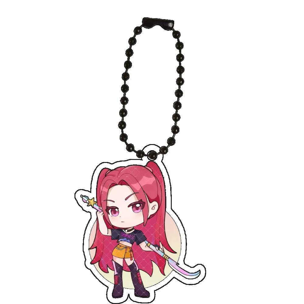 Kpop Dämonenjäger Anime Zoe Rumi Mira Saja Jungs Superstar Acryl Schlüsselanhänger Unters Huntr/x Baby Selbst Schlüsselanhänger Huntr-X Tasche Anhänger