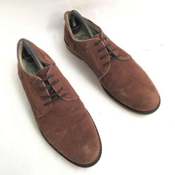 Hawkins Suede Plain Toe Shoes 42 26.5-27 Brown Walking business(USED)