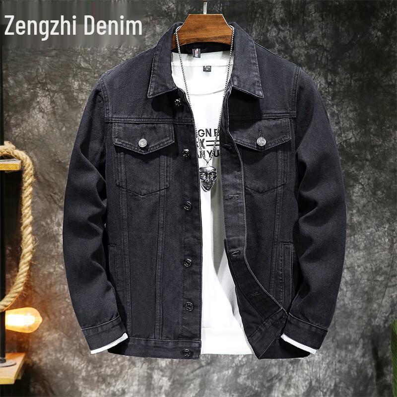 

Мужская классическая джинсовая куртка M