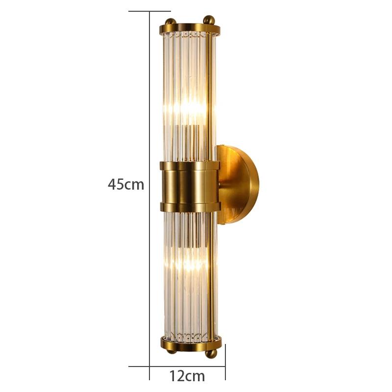 Lighting European Style Light Luxury Wall Lamp Post-modern Simple Creative Personality Home Background Wall Bedroom Bedside Lamp