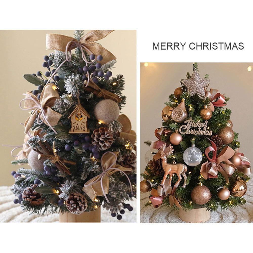 45cm DIY Christmas Tree Kit Artificial Pine Desktop Christmas Tree  Desktop Ornament