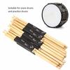12 Pairs of 5A Wooden Drumsticks, Easy to Hold, for Drum Practice