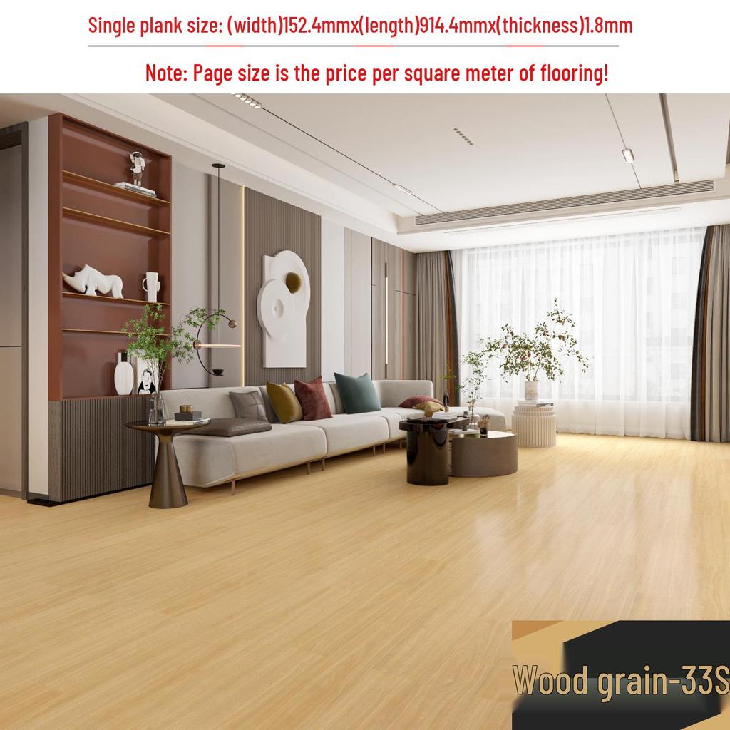 מדבקת רצפת אבן ויניל עמידה למים עם הדבקה עצמית: כיסוי PVC עבה ועמיד בפני שחיקה לחדרי שינה