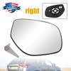 Right Passenger Side Mirror Glass Fit for 14- Mitsubishi Outlander 7632B614
