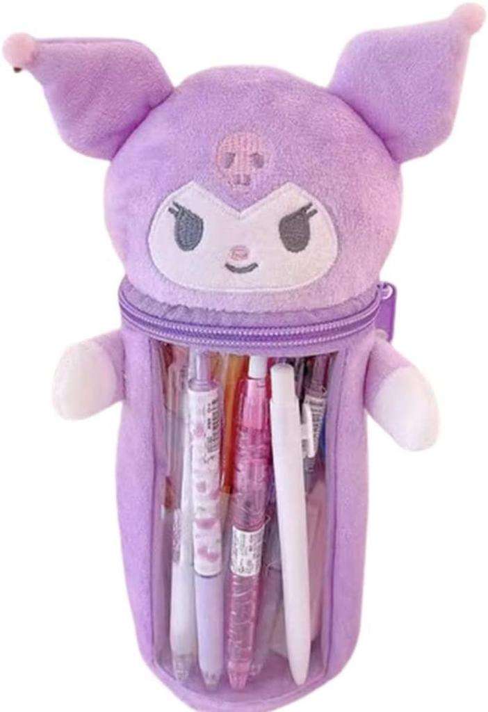 Cinnamonroll Pencil Case Plush Pen Small Item Writing Makeup Character Pouch, Pouch, Case, Utensils, Stationery, Pouch, Back-to-School Gift, Boys,