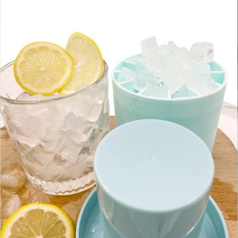 Silicone Ice Cube Mold Cylinder Ice Maker for Home Refrigerator Easy Release