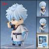 Figura de Arcilla Versión Q de Sakata Gintoki de Gintama 10cm PVC Acción Coleccionable Para Fans de Anime
