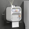 Toilet Tissue Holder, Toilet Tissue Holder, Non Perforated Tissue Holder, Wall Mounted Roll Paper Box Paper Towel Holder