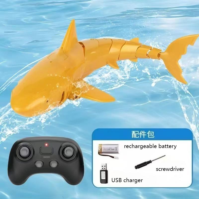 Intelligent Simulation Shark Swimming Remote Control Boat Waterproof Diving Robot Underwater Electric Remote Control Robot
