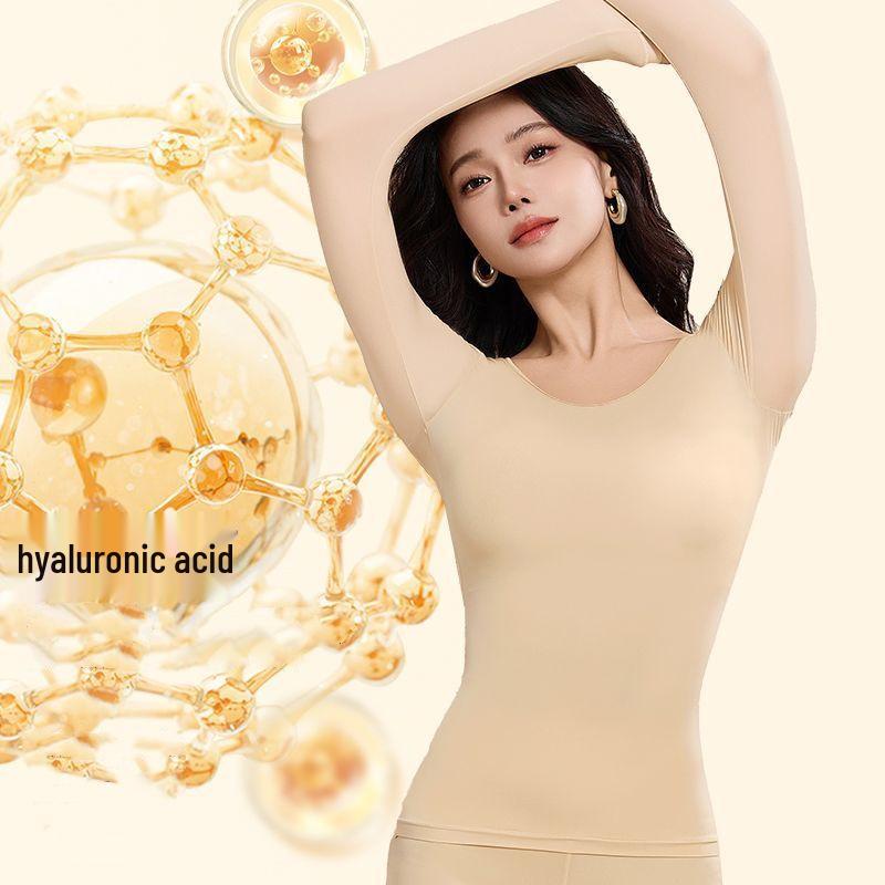 Women's Ultra-Thin Skin-Friendly Slimming Base Layer Set for Autumn/Winter: High Elasticity, Plus Size