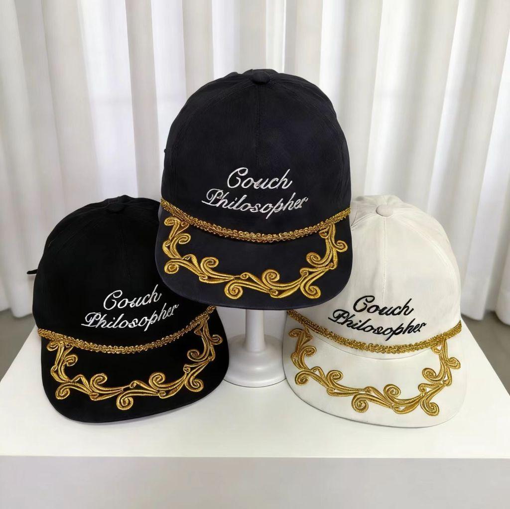 Korean Street Style Embroidered Baseball Cap With Adjustable Fit For Summer Casual Wear