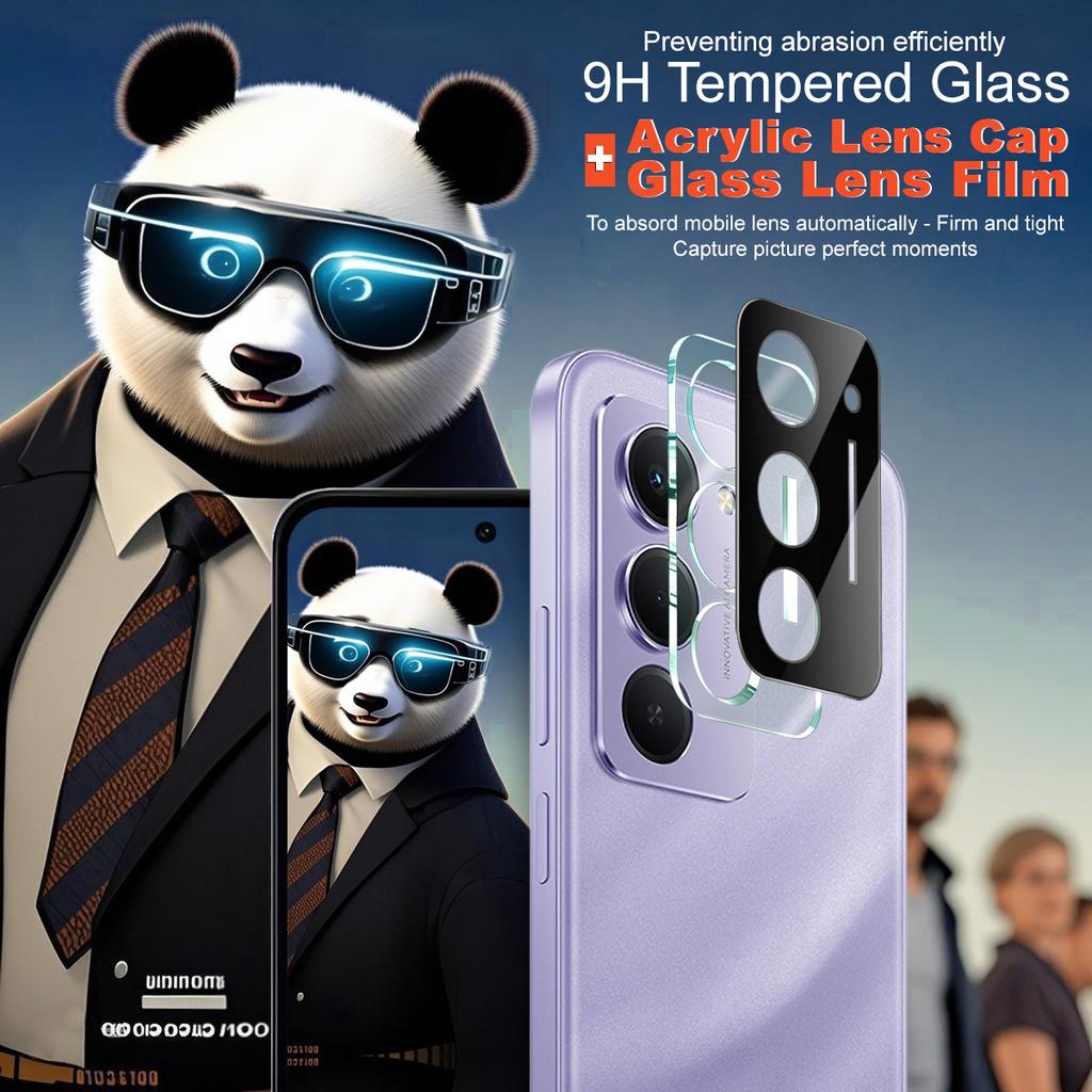 For Redmi Note 15R 5G Glass IMAK High Definition Integrated Glass Lens Film Black Version