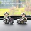 Soldier Sculpture 2Pcs Resin Home Decor Figurines Soldier Art Sculpture Collectible Figurine For Car Bedroom Living Room Table