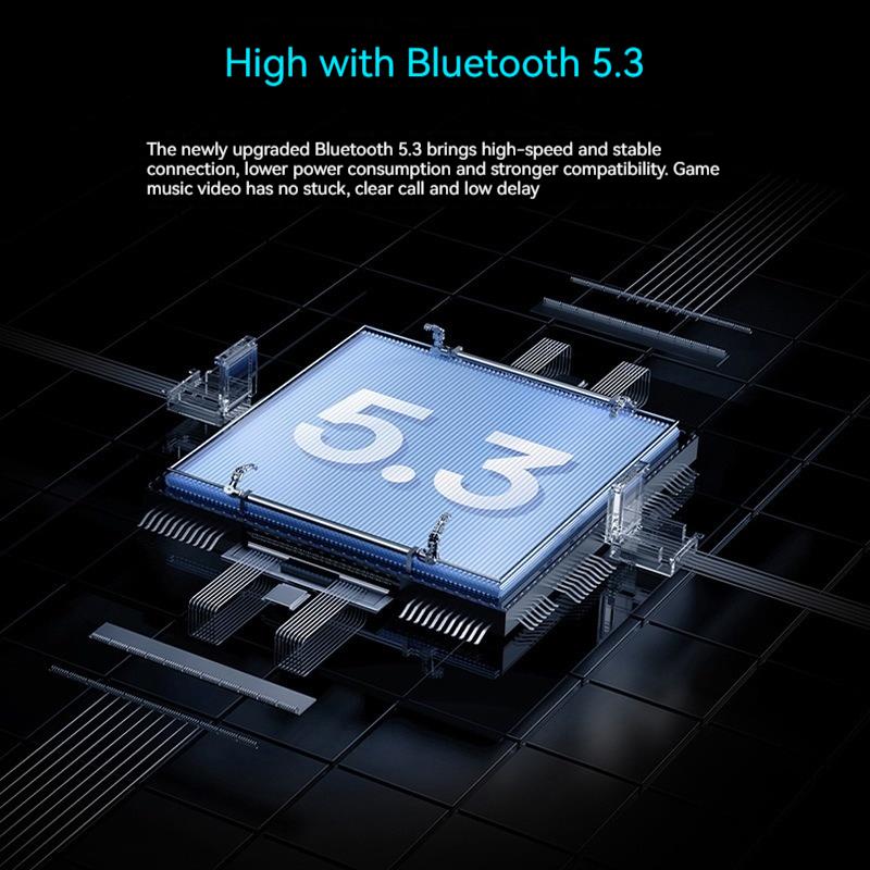Gaming RGB Colorful Light Bluetooth Headphones HIFI Sound Wireless Earphones Noise Reduction Gamer Sports Headsets With HD Mic