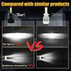 Car Headlights 2Pcs Car LED Headlight Bulbs LED Driving Lamp All-in-one Conversion Kit H7 40W IP67 Waterproof