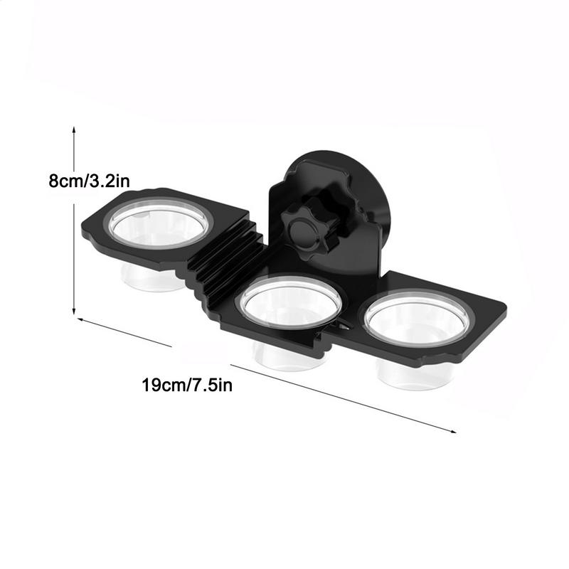 Gecko Feeding Ledge Reptile Food Dish Feeding Cup Suction Cup Feeder Terrarium Bowl For Lizard Snake Tortoise Bearded Dragon
