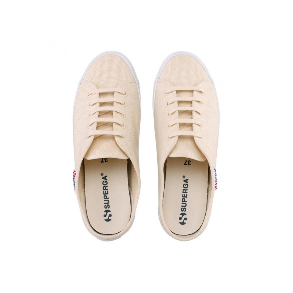 Superga S4111qwaiz Superga 2401 Nude Mule Beige