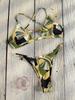 Miyouj Printed Bikini Sets 2025 Swimsuits Bandage Bathsuit Women's Swimwear Hollow Out Bathwear Sexy Two Piece Suit New Bikinis