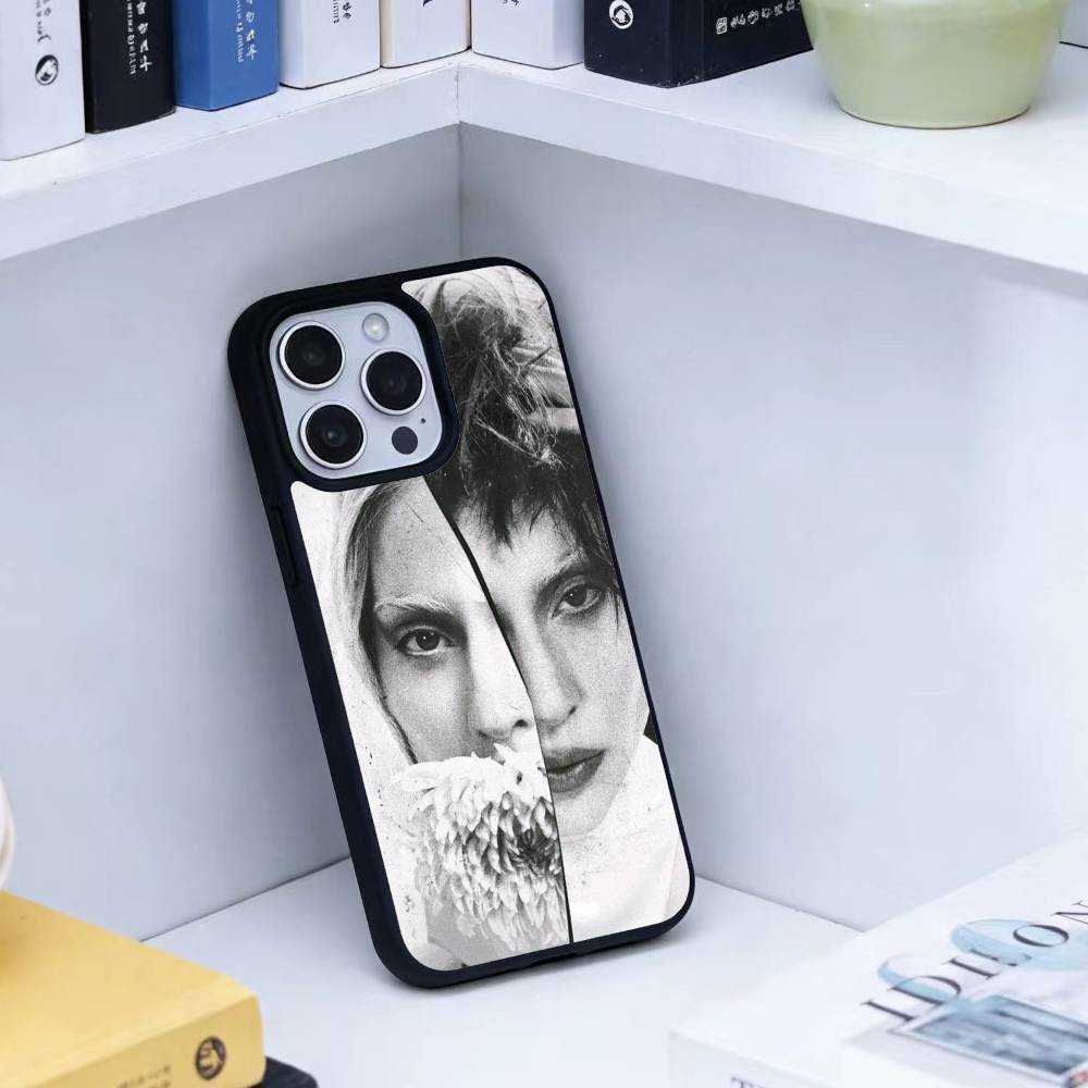 B-Lady Gaga  Phone Case For iPhone17,16,15,14,13 Plus,Pro Max Magnetic For Magsafe Wireless Charging