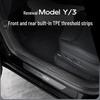 Tesla Model 3/Y Facelift Laser Carbon Fiber Door Sill Protectors
