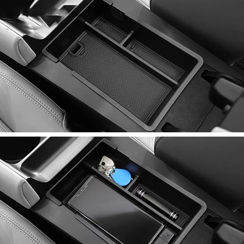 Armrest Box Storage Tray Console Holder Container Organizer for BYD ATTO 2 Yuan Up EV 2024 2025 Car Accessory