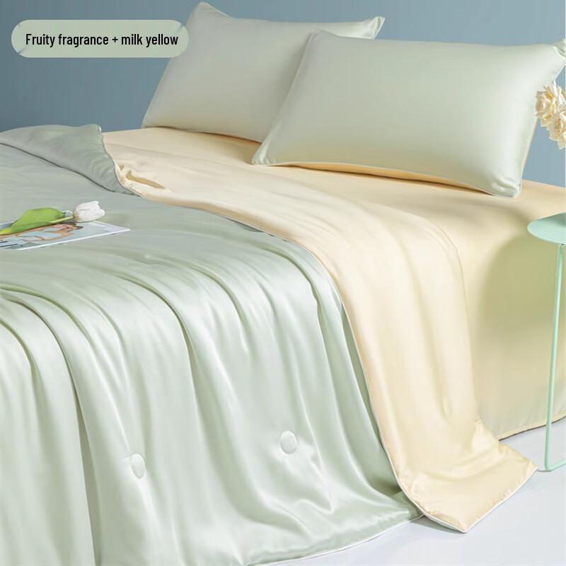 Ailan Huijia Ice Silk Cooling Summer Quilt 3-Piece Set 150x200cm