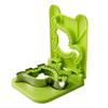 Sandwich Maker and Sealer, Crust Cutter Sandwich Crimper, Green Portable Sandwich Maker for Bread, Burgers, and Cakes