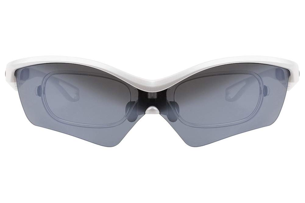 Square Sports Sunglasses Polarized SPORTS Dummy Lenses Lens Replacement Coupon [Zoff] (with Function) (Frame Only, Included, Included) (White)