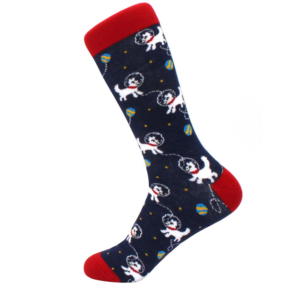 Calcetines de invierno coloridos para hombre algodón peinado suave de llevar cálidos Divertidos Felices hombre mujer calcetines largos Calcetines de hombre vestido de negocios