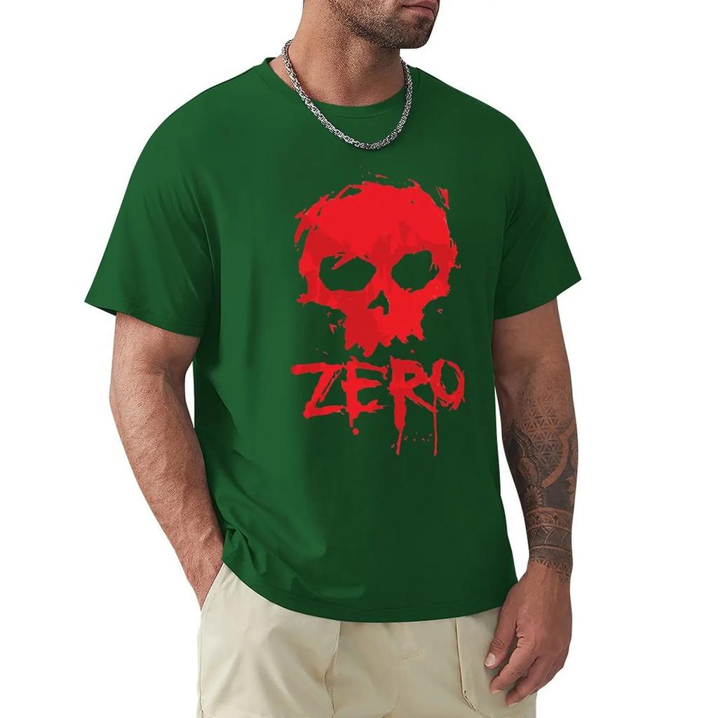 New Zero Original Skate Vintage Skull Men'S Black T-Shirt Unisex Men Women Tee Shirt