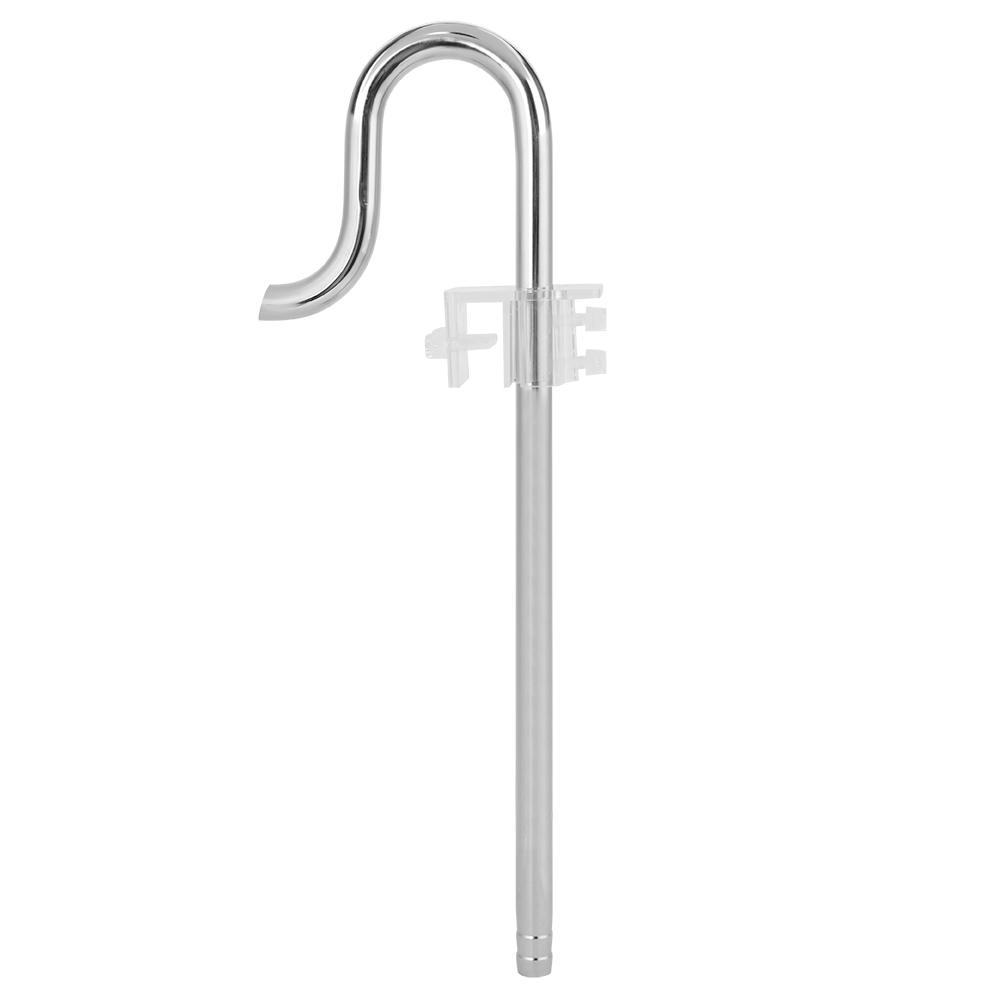 Stainless Steel Aquarium Plant Inflow Outflow Surface Oil Film Skimmer Filter Pipe(12/16 Mm)