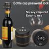 Wine Bottle Cap Lock Combination Password Code Lock Whiskey Bottle Top Stopper Digital Lock for Wine Liquor Bottle