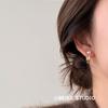 Simple Back-hanging Pearl Earrings Niche Design Earrings 2026 Sense Earrings