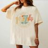 1974 t shirt weiblich Damen Bequem Vintage harajuku Pastell 2000er t shirt Gothic anime Retro Ästhetik Atmungsaktiv hip hop