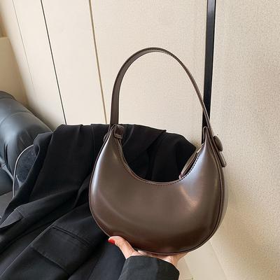 Bag Women's New Armpit Bag Fashionable Solid Color Versatile Portable Shoulder Bag