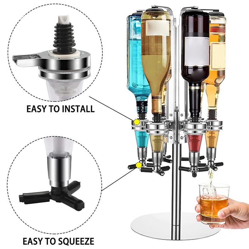 25ml/30ml/45ml Liquor Dispenser Bar Measure Pub Dispenser Leakproof Wine Pourer Drink Wine Cocktail Dispenser For Home Bar