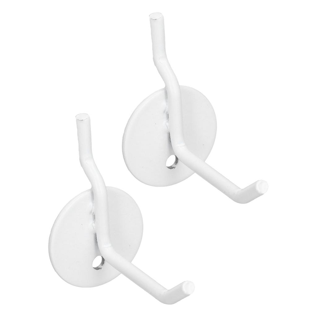 2PCS Pegboard Hole Hooks Metal Peg Wall Shelf Display Hook for Outdoor Camping Barbecue
