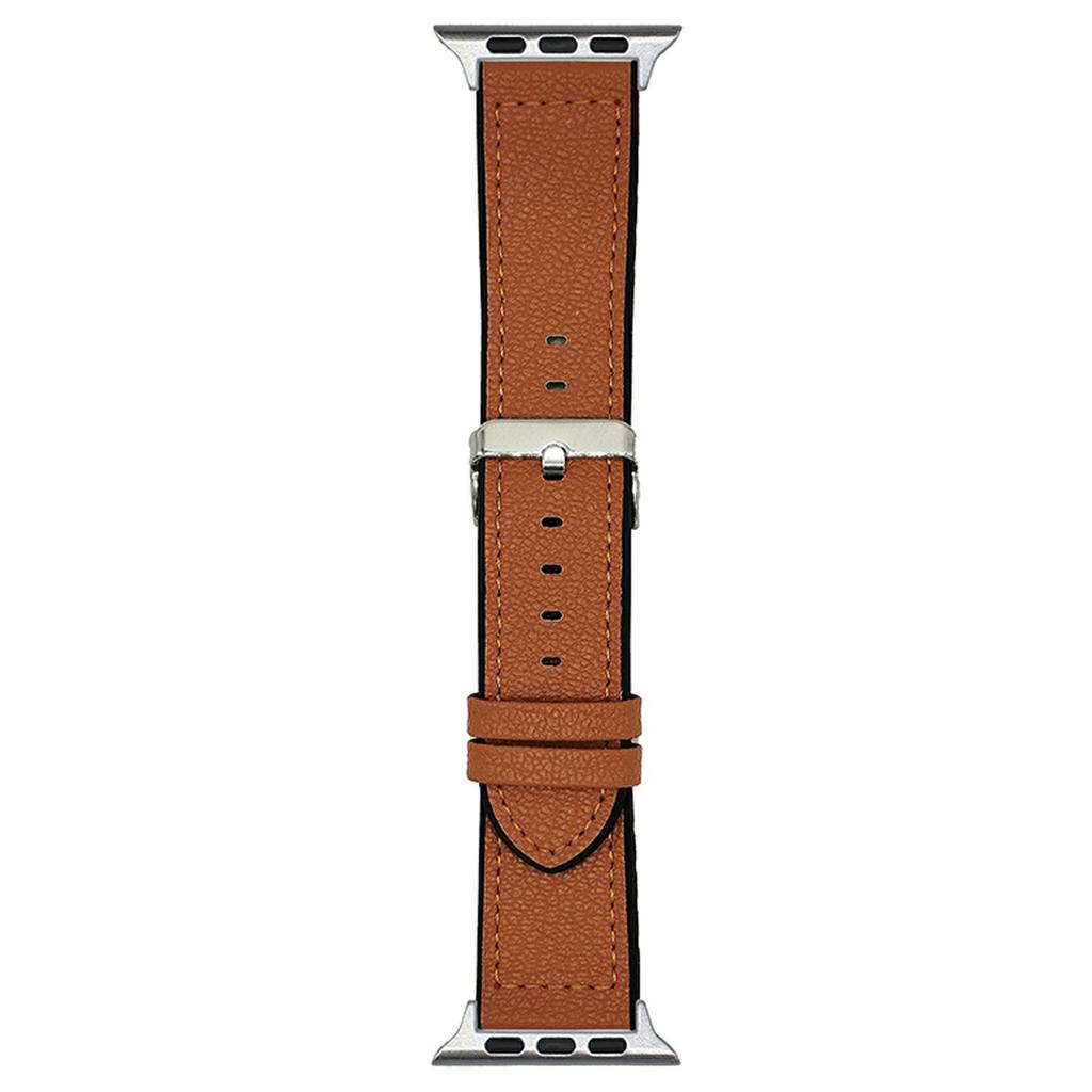 Watch Band For Apple Watch Series 10 9 8 7 SE 6 5 4 3 2 1 42mm 41mm 40mm 38mm Silicone Leather Coated Wrist Strap