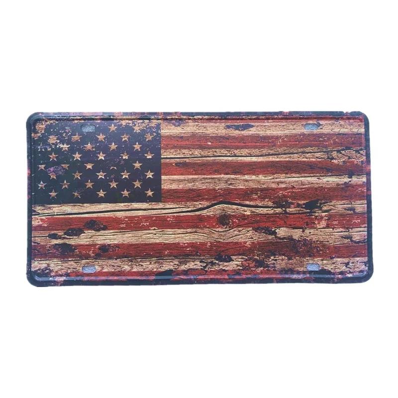 Japan USA Mexiko Italien Frankreich Flagge Auto Nummern schild Amsterdam Metall Zinn Zeichen Bar Pub Cafe Club Home Wand