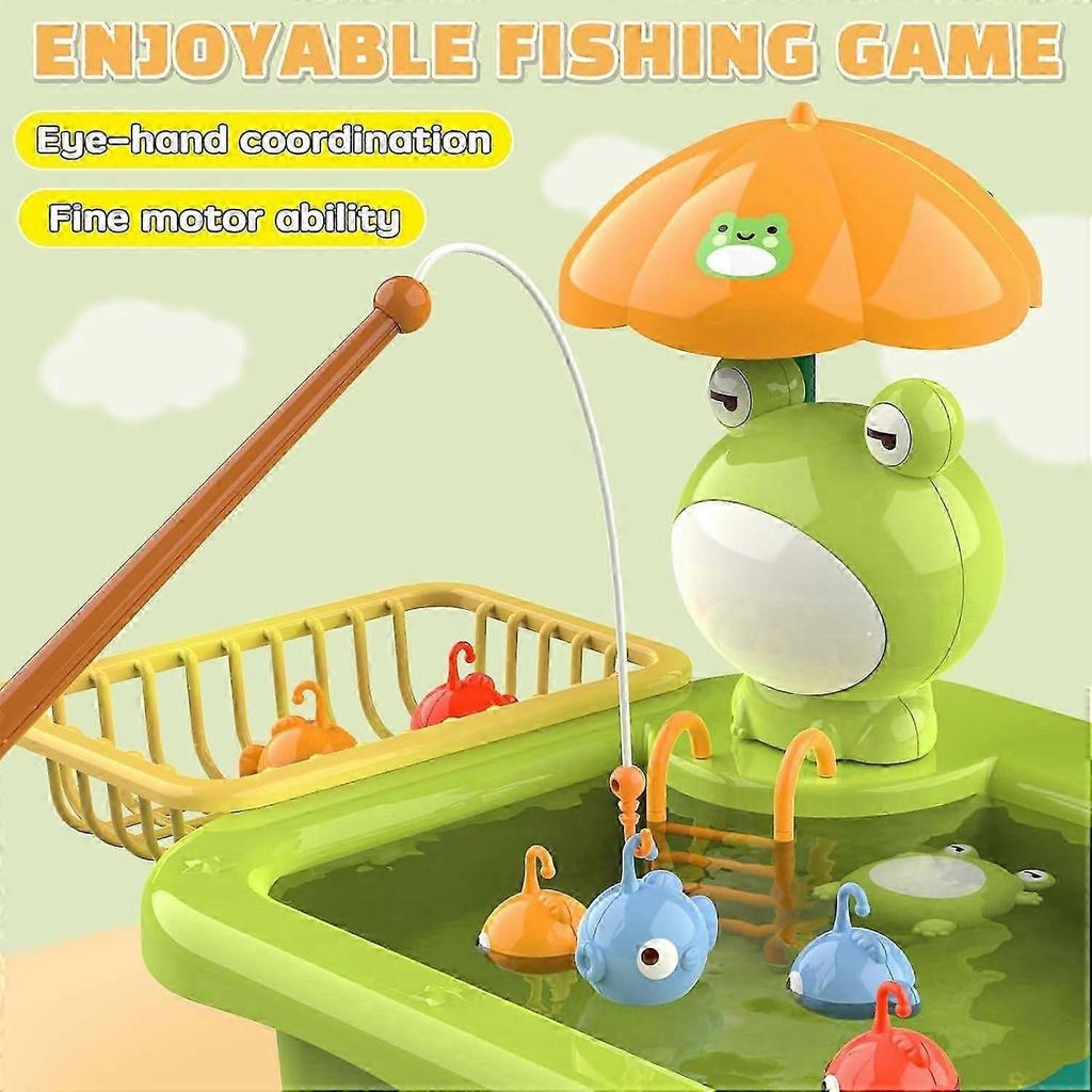 Spielspüle mit fließendem Wasser, Spielzeugspüle Kinder Küchenzubehör, Rollenspiel Lebensmittel Wasser Spielzeug für Jungen Mädchen 3 4 5 6 7 Jahre (Standard Edition)