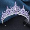 Baroque Bridal Crown Princess Girls Tiaras Birthday Hair Accessory Elegant Wedding Headwear for Brides Headbands