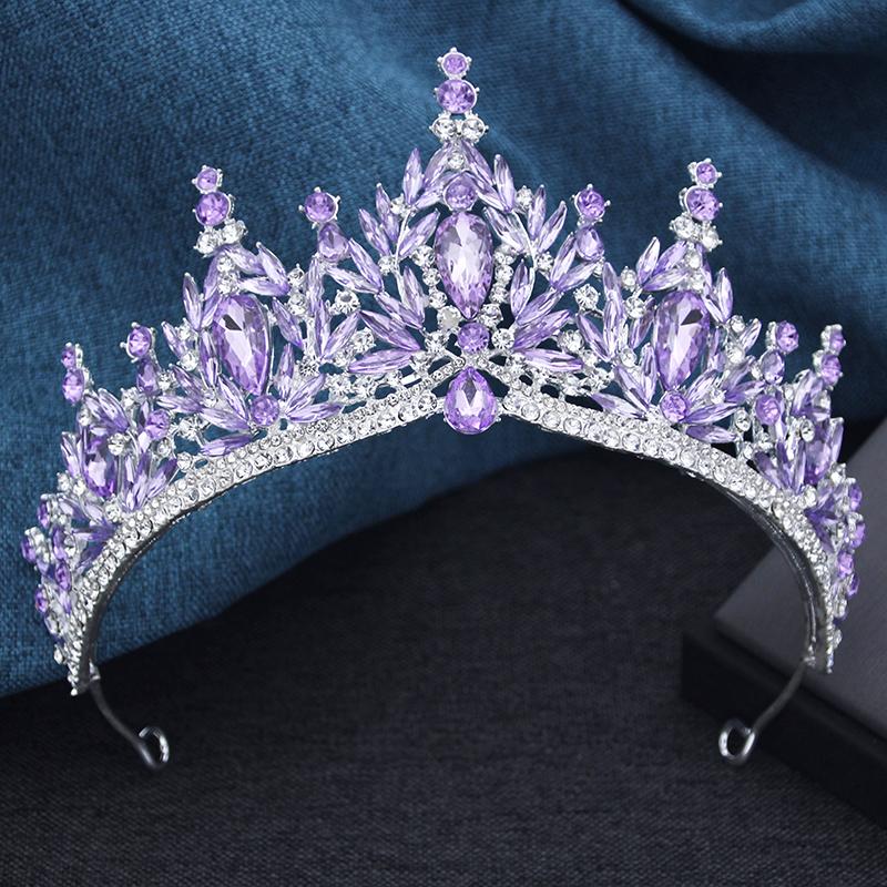 Baroque Bridal Crown Princess Girls Tiaras Birthday Hair Accessory Elegant Wedding Headwear for Brides Headbands